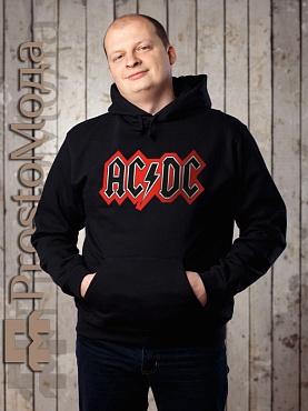 Мужская толстовка AC/DC (red logo)