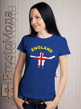 Женская футболка England