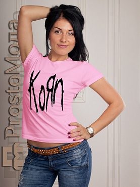 Женская футболка Korn
