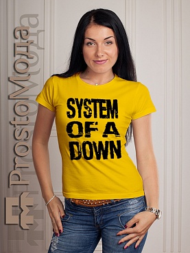 Женская футболка System of a Down