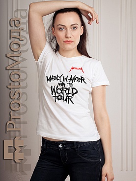 Женская футболка Metallica - World Tour