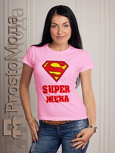 Женская футболка Супер Жена