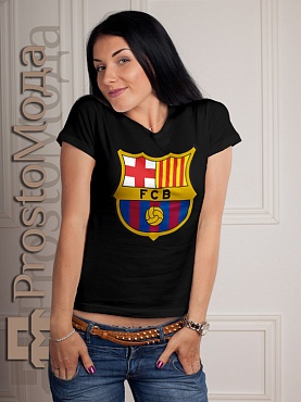 Женская футболка FCB