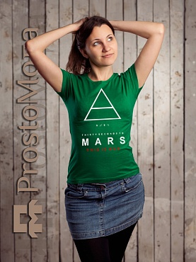 Женская футболка Thirty seconds to Mars