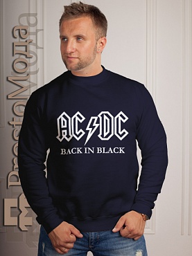 Свитшот AC/DC - Black in Black