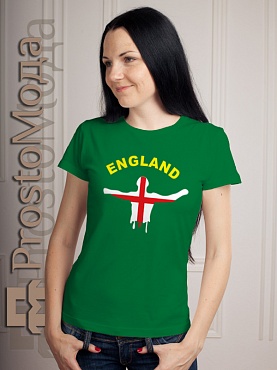Женская футболка England