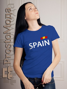 Женская футболка Spain