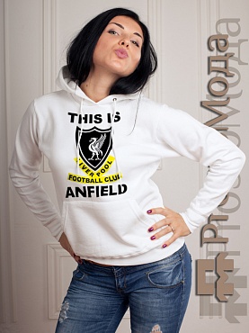 Женская толстовка This Is Anfield