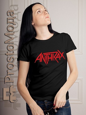 Женская футболка Anthrax