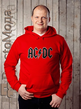 Мужская толстовка AC/DC (red logo)
