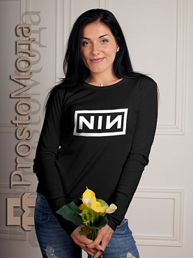 Женская футболка LSL NIN