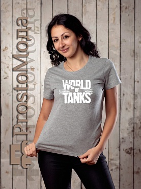 Женская футболка Мир Танков