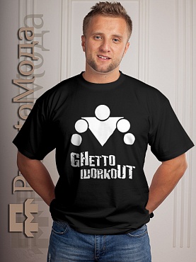 Футболка Ghetto workout лого