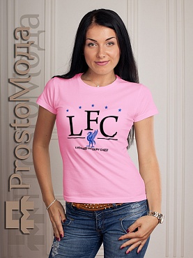 Женская футболка LFC 5 звезд