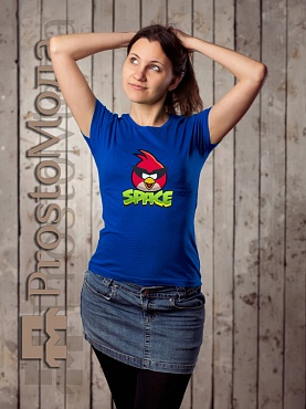 Женская футболка Angry Birds (Space)