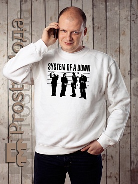 Свитшот System of a Down (силуэты)