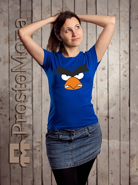 Футболка с красной птицей (Angry Birds)