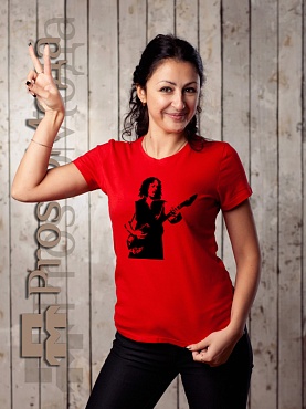 Женская футболка с Kirk Hammett (Metallica)