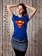 Женская футболка Superman