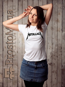 Женская футболка Metallica