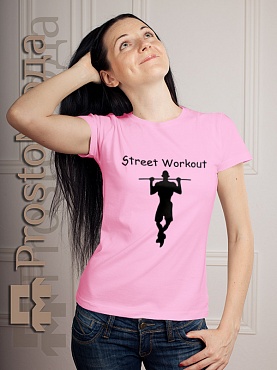 Женская футболка Street Workout турник
