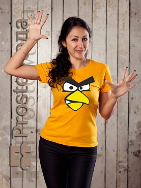 Женская футболка Angry Birds