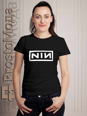 Женская футболка NIN