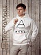 Мужская толстовка 30 Seconds to Mars (треугольник)