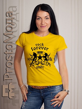 Женская футболка Rock forever