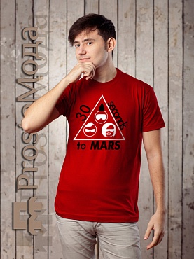 Футболка 30 Seconds to Mars (треугольник)