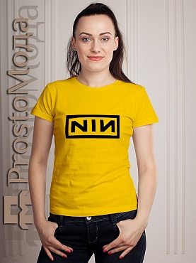 Женская футболка NIN