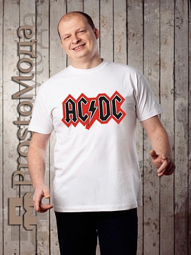 Футболка AC/DC (red logo)
