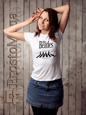 Женская футболка The Beatles