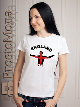 Женская футболка England