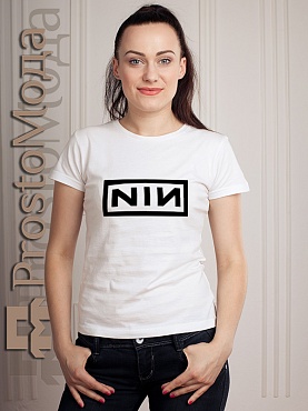 Женская футболка NIN