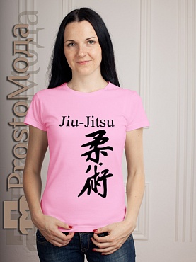 Женская футболка Jiu-Jitsu иероглиф