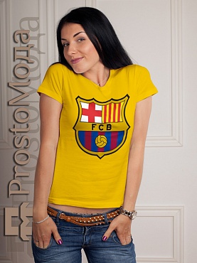 Женская футболка FCB