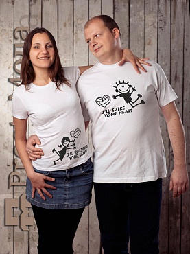 Парные футболки Recive your love