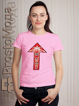 Женская футболка 30 Seconds to Mars (стрела)