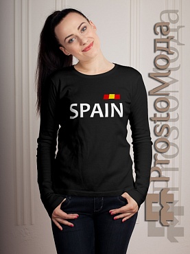 Женский лонгслив Spain