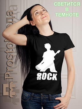 Женская футболка Rock