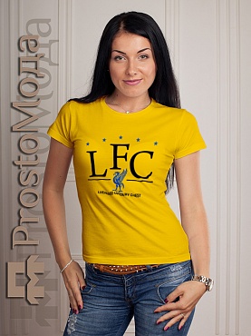 Женская футболка LFC 5 звезд