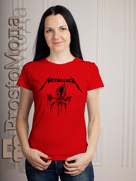 Женская футболка Metallica (Live at Wembley stadium)