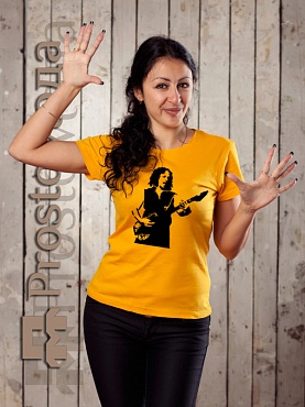 Женская футболка с Kirk Hammett (Metallica)