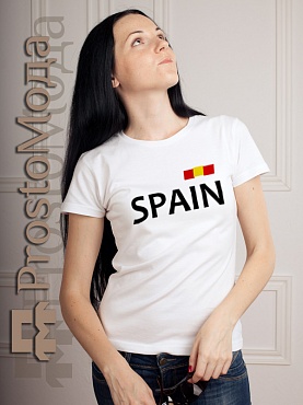 Женская футболка Spain