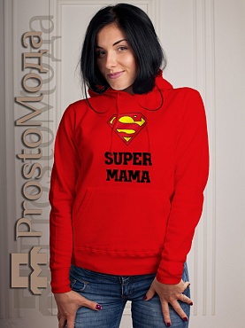 Женская толстовка Супер мама