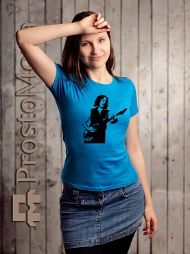 Женская футболка с Kirk Hammett (Metallica)