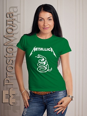 Женская футболка Metallica - The Black Album
