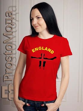 Женская футболка England