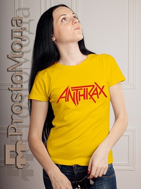 Женская футболка Anthrax